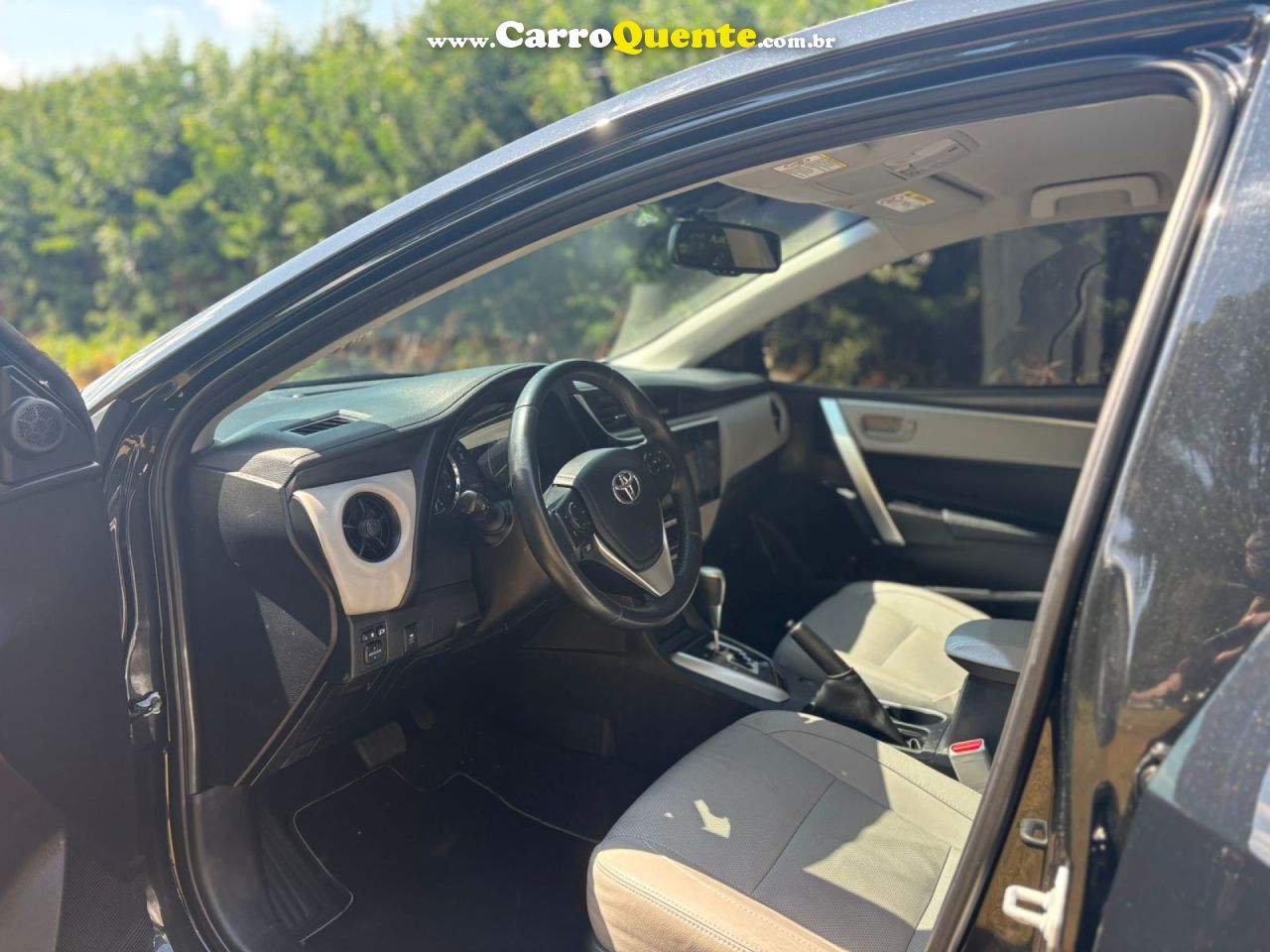 TOYOTA   COROLLA XEI 2.0 FLEX 16V AUT.   PRETO 2018 2.0 FLEX - Loja