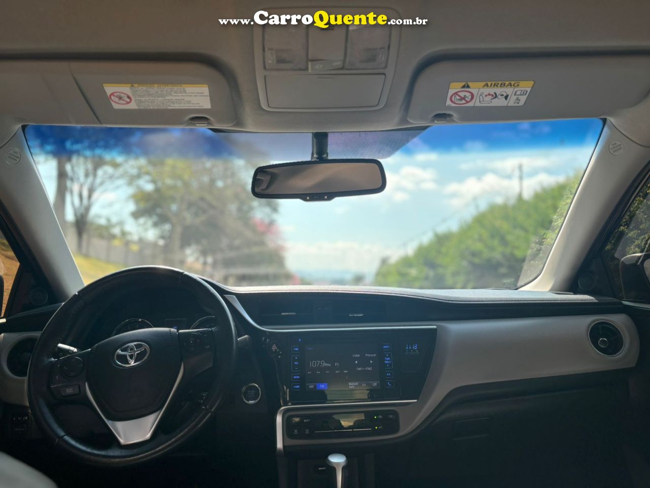 TOYOTA   COROLLA XEI 2.0 FLEX 16V AUT.   PRETO 2018 2.0 FLEX - Loja
