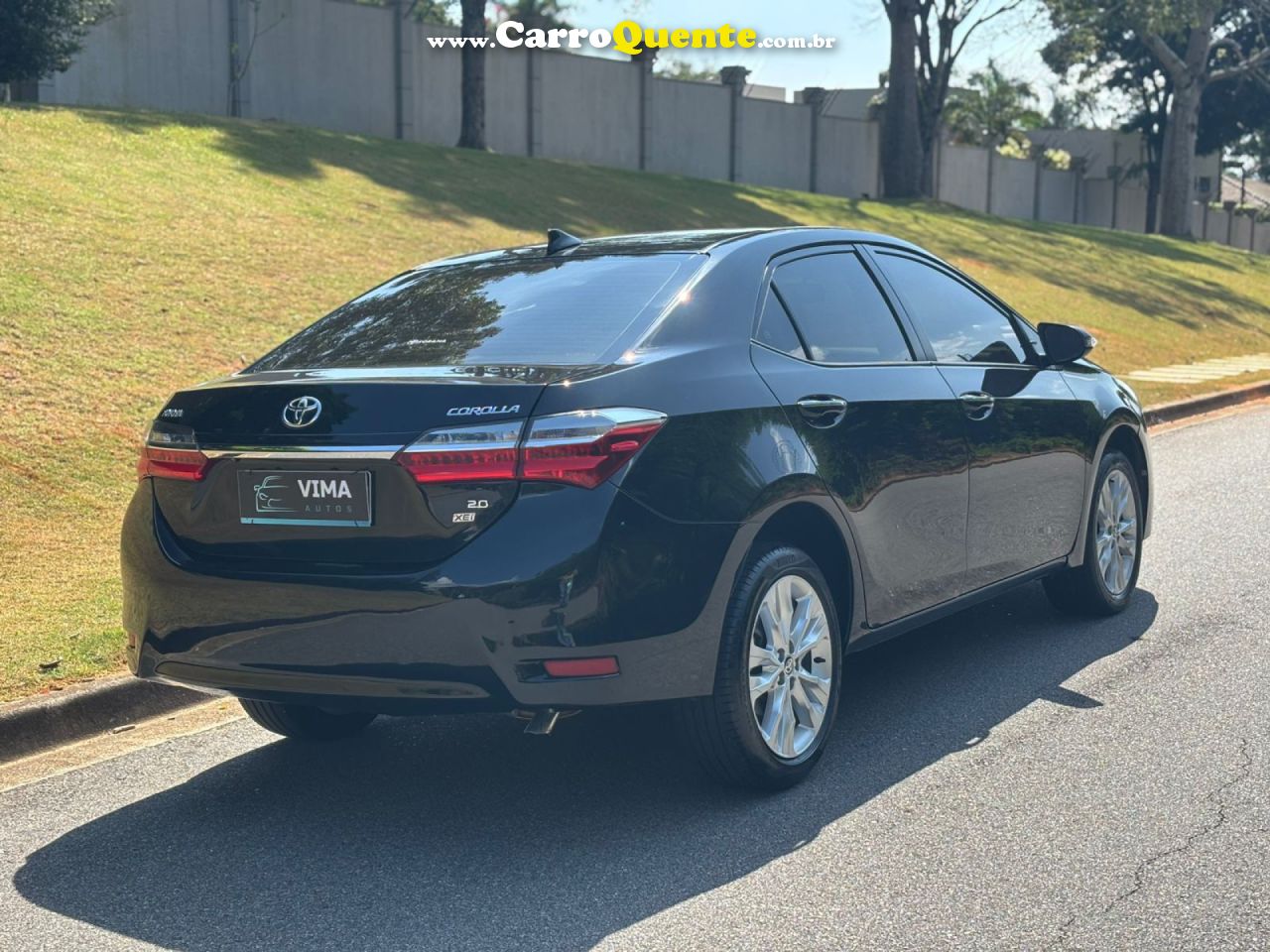 TOYOTA   COROLLA XEI 2.0 FLEX 16V AUT.   PRETO 2018 2.0 FLEX - Loja