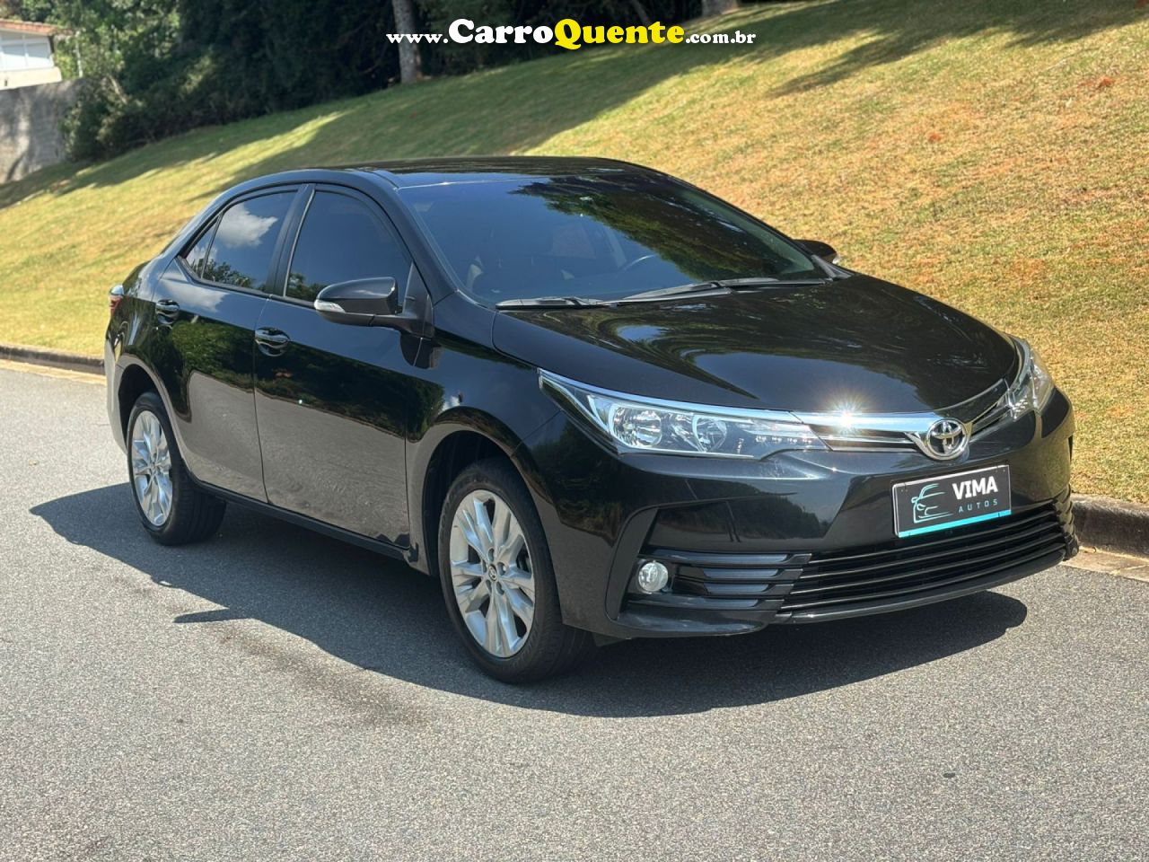 TOYOTA   COROLLA XEI 2.0 FLEX 16V AUT.   PRETO 2018 2.0 FLEX - Loja