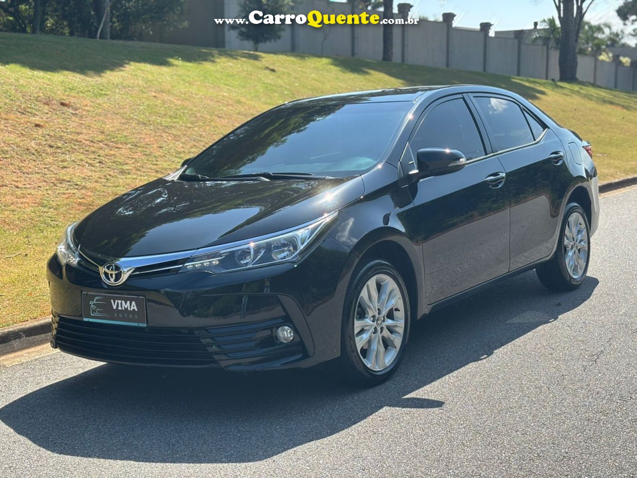 TOYOTA   COROLLA XEI 2.0 FLEX 16V AUT.   PRETO 2018 2.0 FLEX - Loja