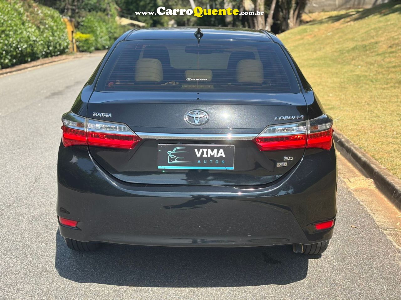 TOYOTA   COROLLA XEI 2.0 FLEX 16V AUT.   PRETO 2018 2.0 FLEX - Loja
