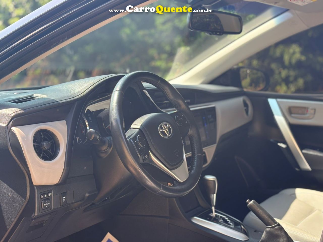 TOYOTA   COROLLA XEI 2.0 FLEX 16V AUT.   PRETO 2018 2.0 FLEX - Loja