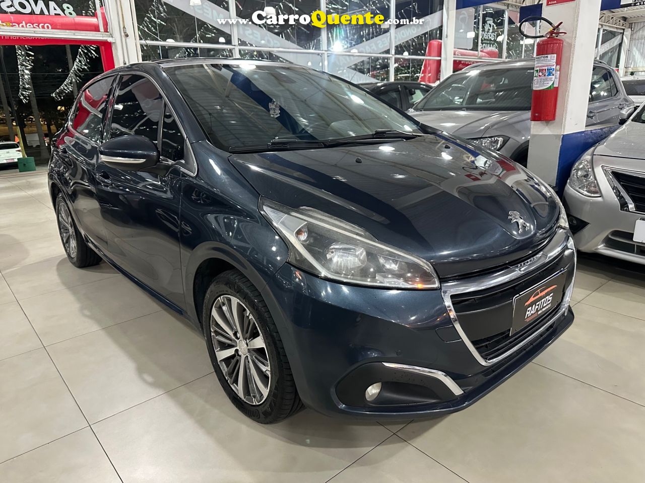 PEUGEOT   208 GRIFFE 1.6 FLEX 16V 5P AUT.   AZUL 2017 1.6 FLEX - Loja