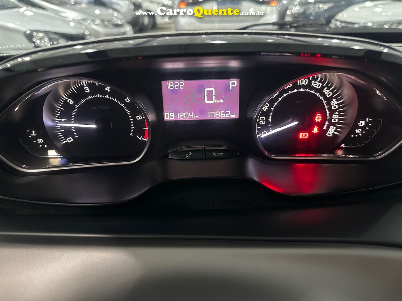 PEUGEOT   208 GRIFFE 1.6 FLEX 16V 5P AUT.   AZUL 2017 1.6 FLEX - Loja