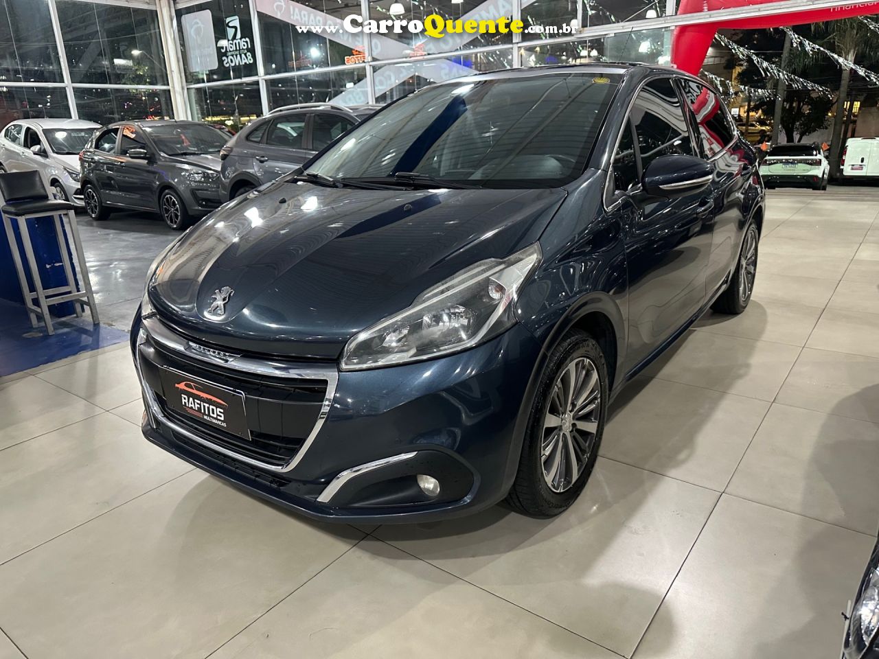 PEUGEOT   208 GRIFFE 1.6 FLEX 16V 5P AUT.   AZUL 2017 1.6 FLEX - Loja