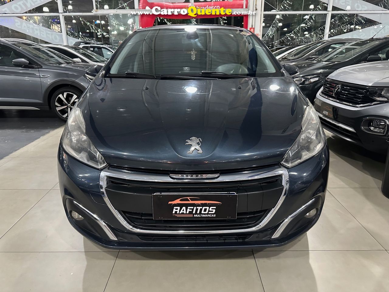 PEUGEOT   208 GRIFFE 1.6 FLEX 16V 5P AUT.   AZUL 2017 1.6 FLEX - Loja