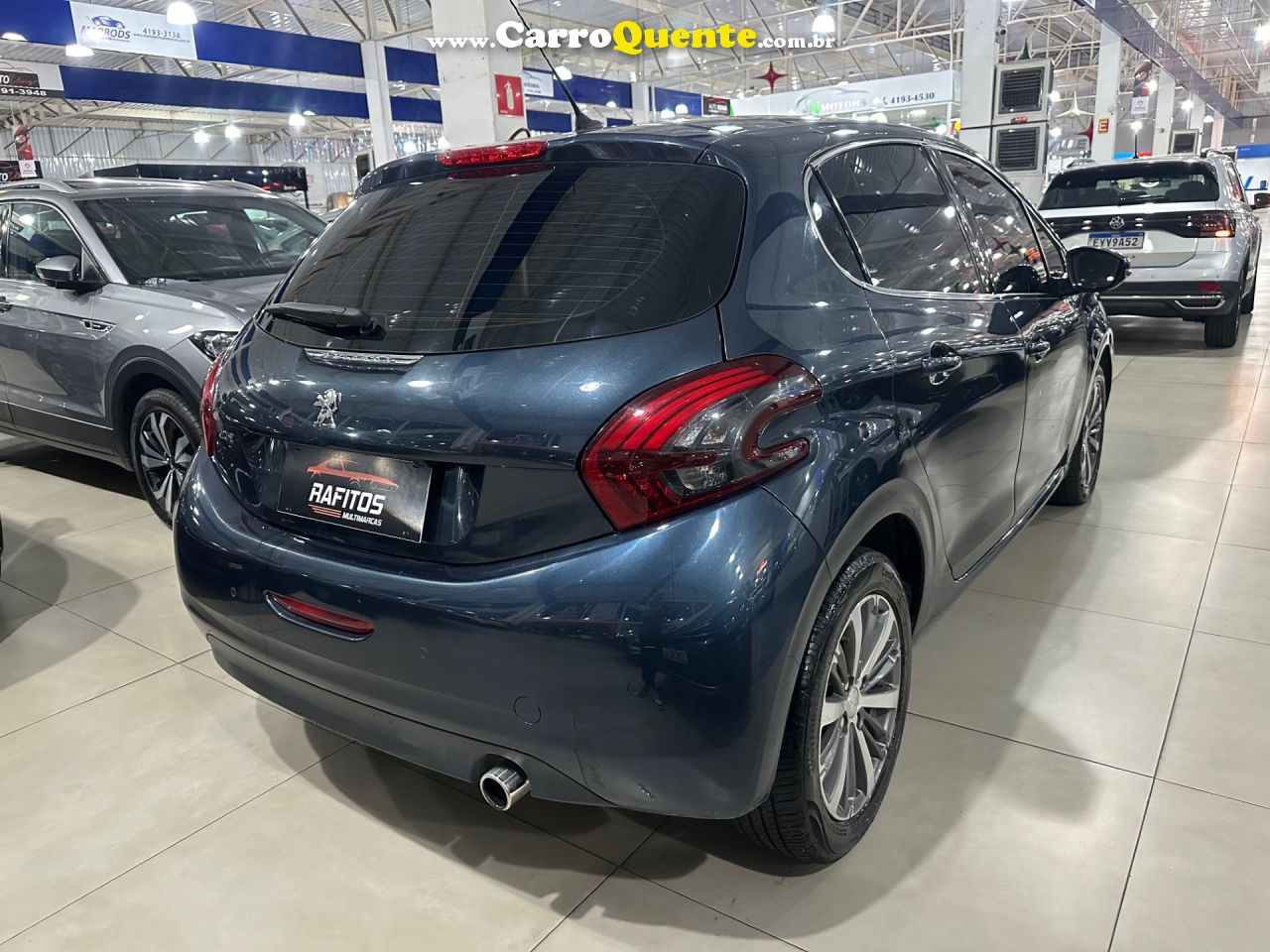 PEUGEOT   208 GRIFFE 1.6 FLEX 16V 5P AUT.   AZUL 2017 1.6 FLEX - Loja