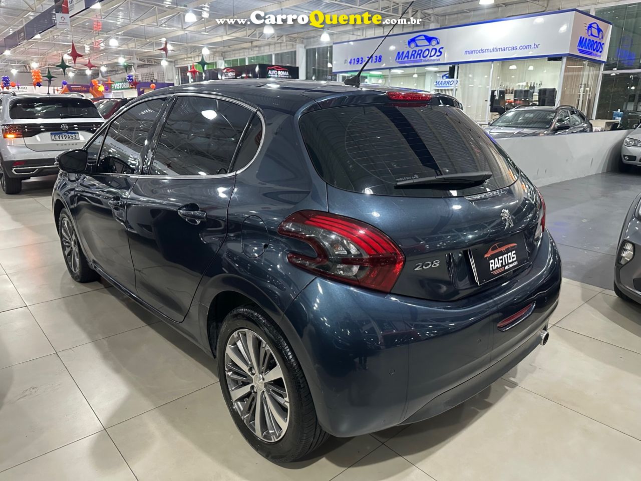 PEUGEOT   208 GRIFFE 1.6 FLEX 16V 5P AUT.   AZUL 2017 1.6 FLEX - Loja