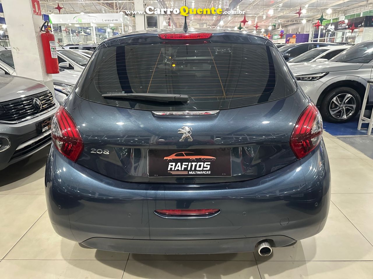 PEUGEOT   208 GRIFFE 1.6 FLEX 16V 5P AUT.   AZUL 2017 1.6 FLEX - Loja