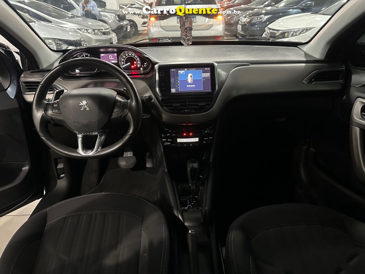 PEUGEOT   208 GRIFFE 1.6 FLEX 16V 5P AUT.   AZUL 2017 1.6 FLEX - Loja