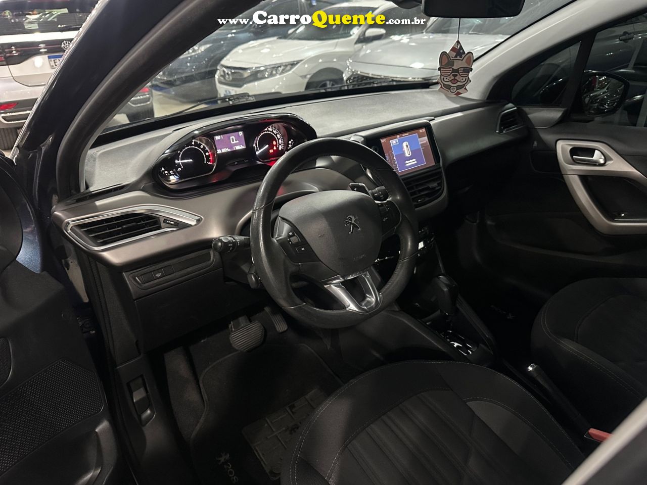 PEUGEOT   208 GRIFFE 1.6 FLEX 16V 5P AUT.   AZUL 2017 1.6 FLEX - Loja