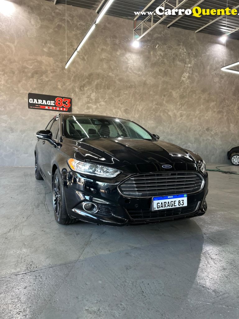 FORD   FUSION TITANIUM HYBRID 2.0 145CV AUT.   PRETO 2016 2.0 GASOLINA E ELÉTRICO - Loja