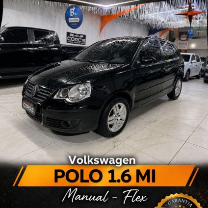 VOLKSWAGEN   POLO 1.6 E-FLEX 8V 5P   PRETO 2011 1.6 FLEX