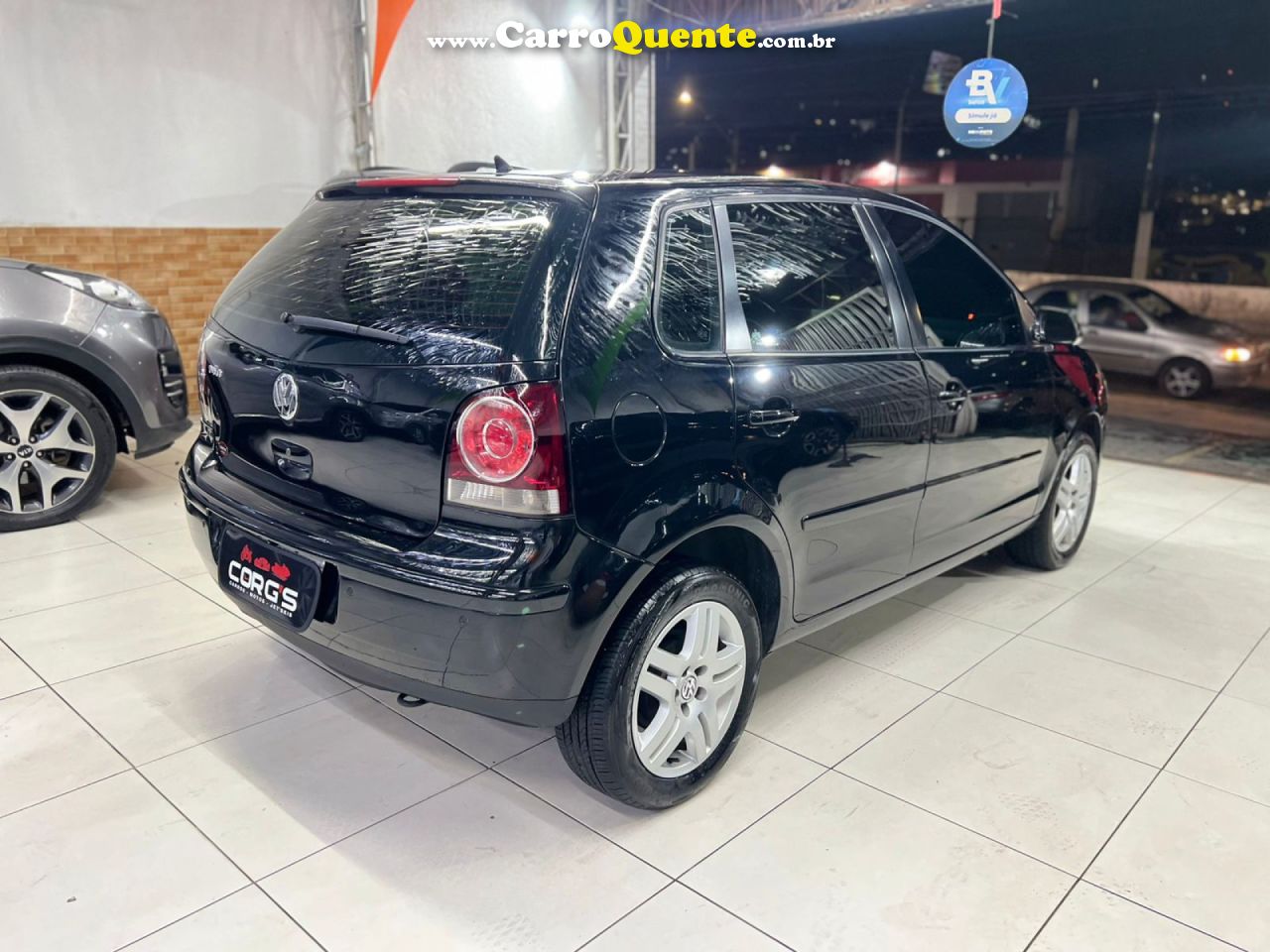 VOLKSWAGEN   POLO 1.6 E-FLEX 8V 5P   PRETO 2011 1.6 FLEX - Loja