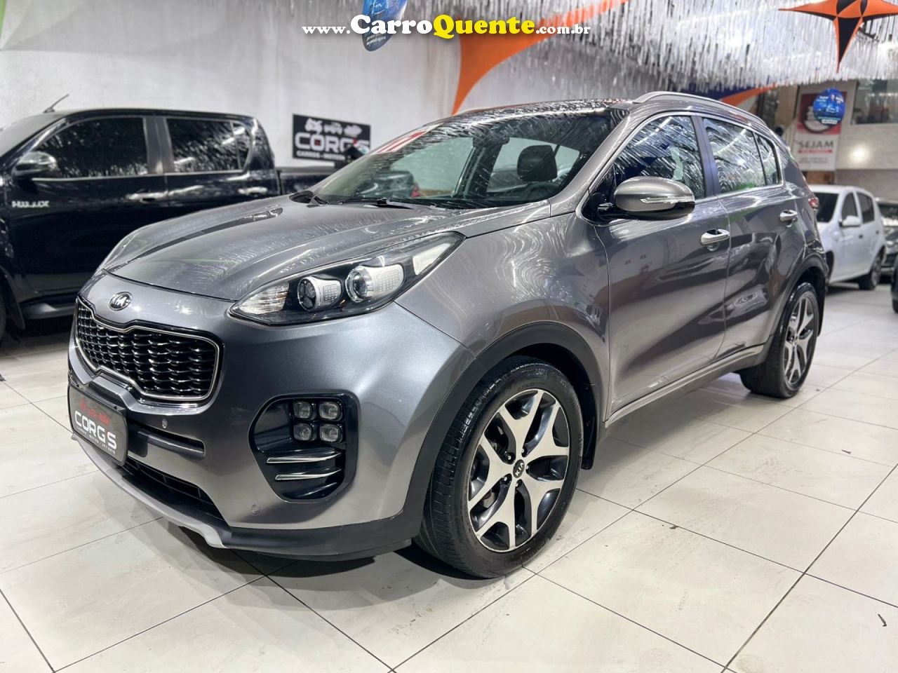 KIA   SPORTAGE EX 2.0 16V 2.0 16V FLEX AUT.   PRATA 2017 2.0 FLEX - Loja