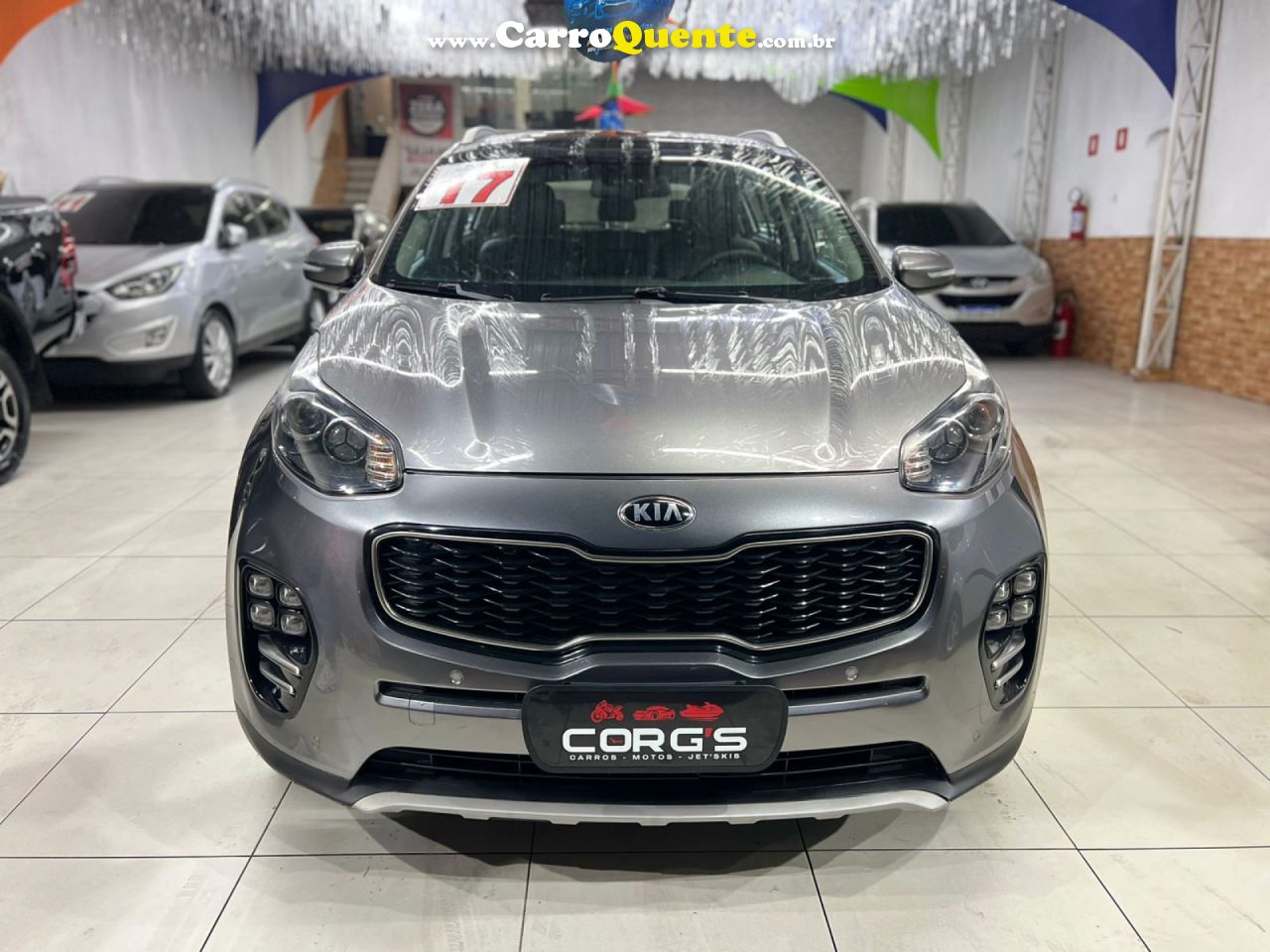 KIA   SPORTAGE EX 2.0 16V 2.0 16V FLEX AUT.   PRATA 2017 2.0 FLEX - Loja