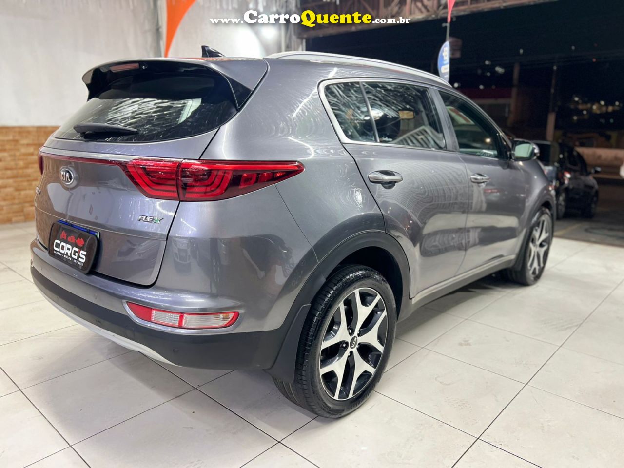 KIA   SPORTAGE EX 2.0 16V 2.0 16V FLEX AUT.   PRATA 2017 2.0 FLEX - Loja