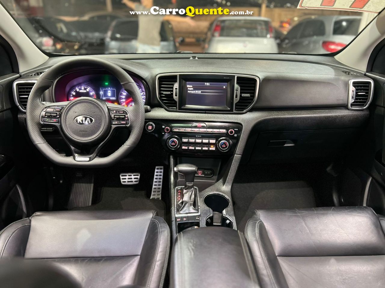 KIA   SPORTAGE EX 2.0 16V 2.0 16V FLEX AUT.   PRATA 2017 2.0 FLEX - Loja