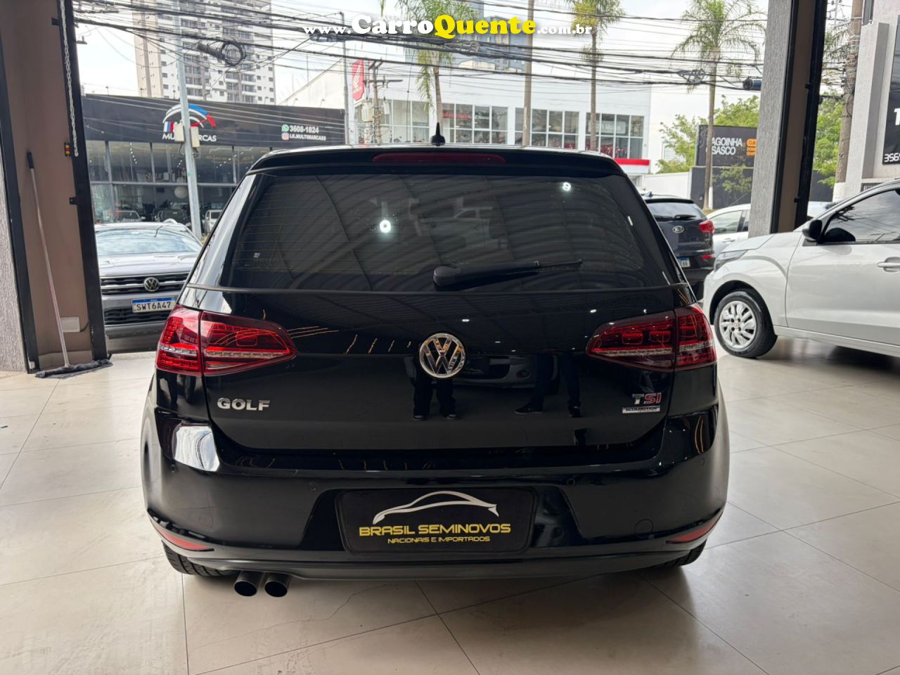 VOLKSWAGEN   GOLF HIGHLINE 1.4 TSI 140CV AUT.   PRETO 2014 1.4 GASOLINA - Loja