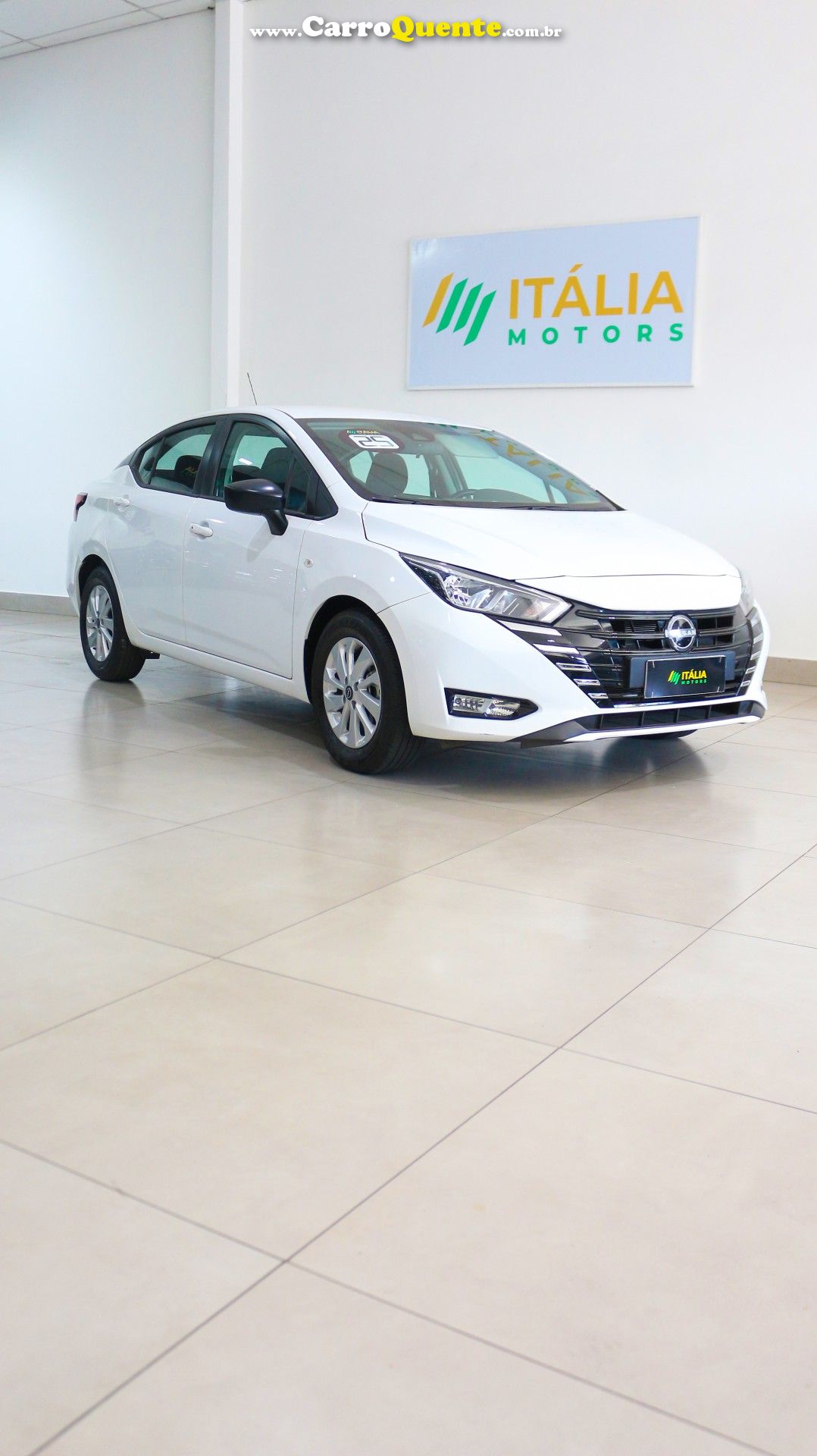 NISSAN   VERSA SENSE 1.6 16V FLEX AUT.   BRANCO 2025 1.6 FLEX - Loja