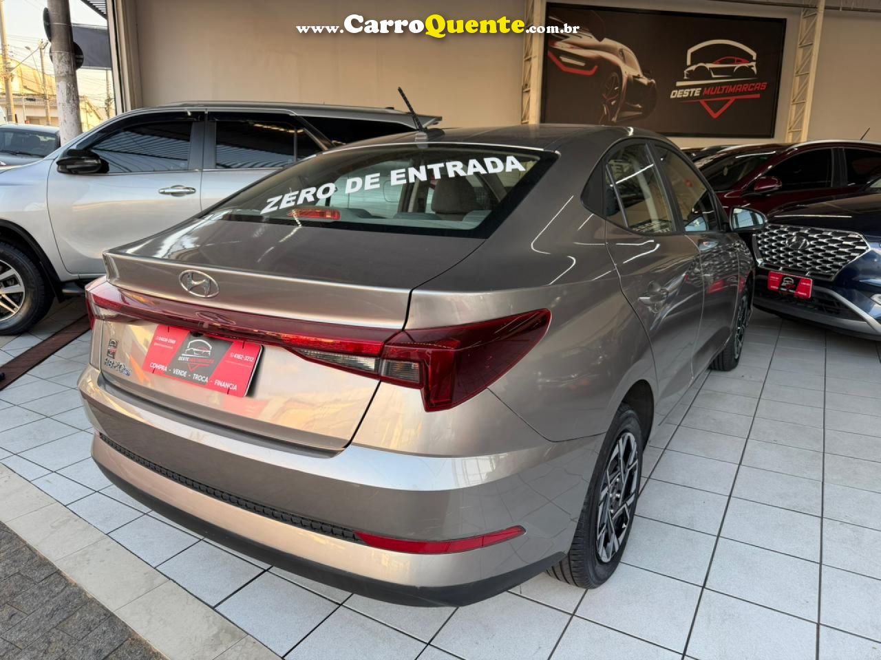HYUNDAI   HB20S C.PLUSC.STYLE1.0 FLEX 12V MEC. 4P   PRATA 2025 1.0 FLEX - Loja