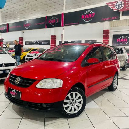 VOLKSWAGEN   SPACEFOX COMFORTLINE 1.6 MI T.FLEX 8V 5P   VERMELHO 2007 1.6 GASOLINA