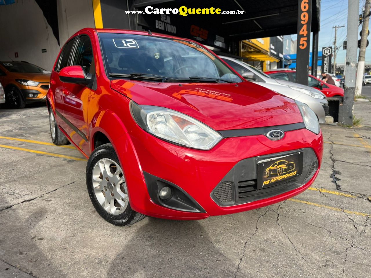 FORD   FIESTA 1.6 8V FLEXCLASS 1.6 8V FLEX 5P   VERMELHO 2012 1.6 FLEX - Loja