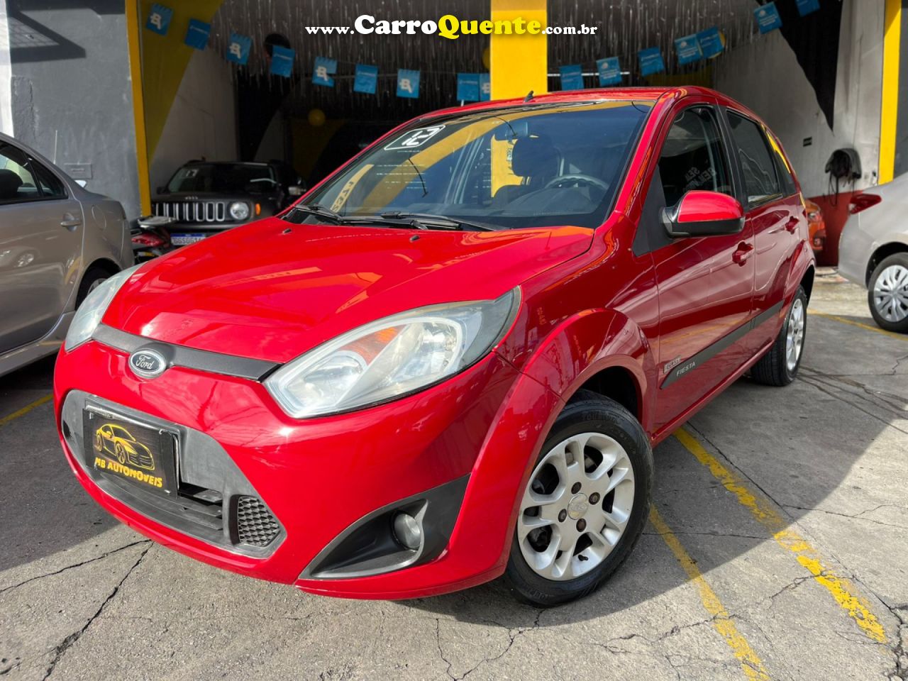 FORD   FIESTA 1.6 8V FLEXCLASS 1.6 8V FLEX 5P   VERMELHO 2012 1.6 FLEX - Loja