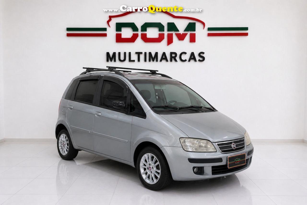 FIAT   IDEA ELX 1.4 MPI FIRE FLEX 8V 5P   CINZA 2007 1.4 FLEX - Loja