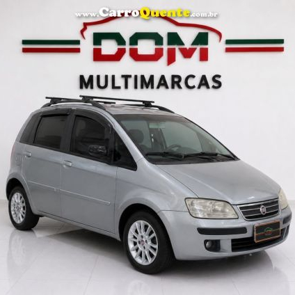 FIAT   IDEA ELX 1.4 MPI FIRE FLEX 8V 5P   CINZA 2007 1.4 FLEX