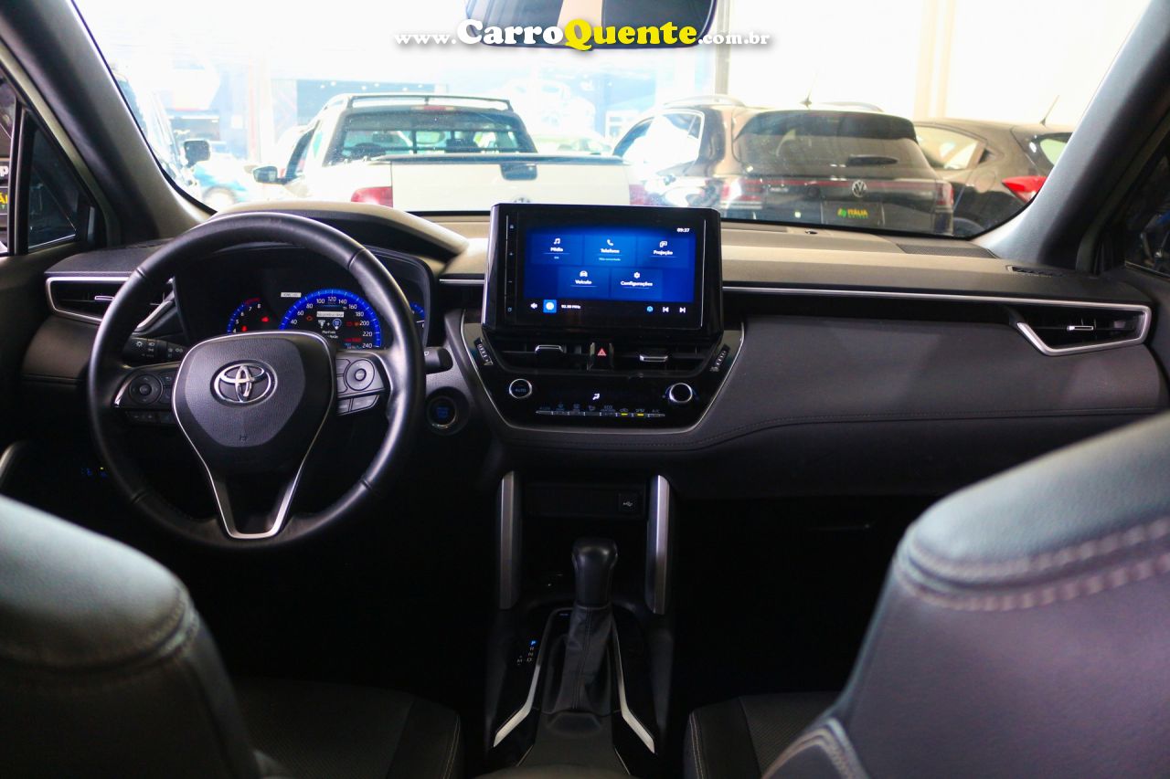 TOYOTA   COROLLA CROSS XRE 2.0 16V FLEX AUT.   CINZA 2023 2.0 FLEX - Loja