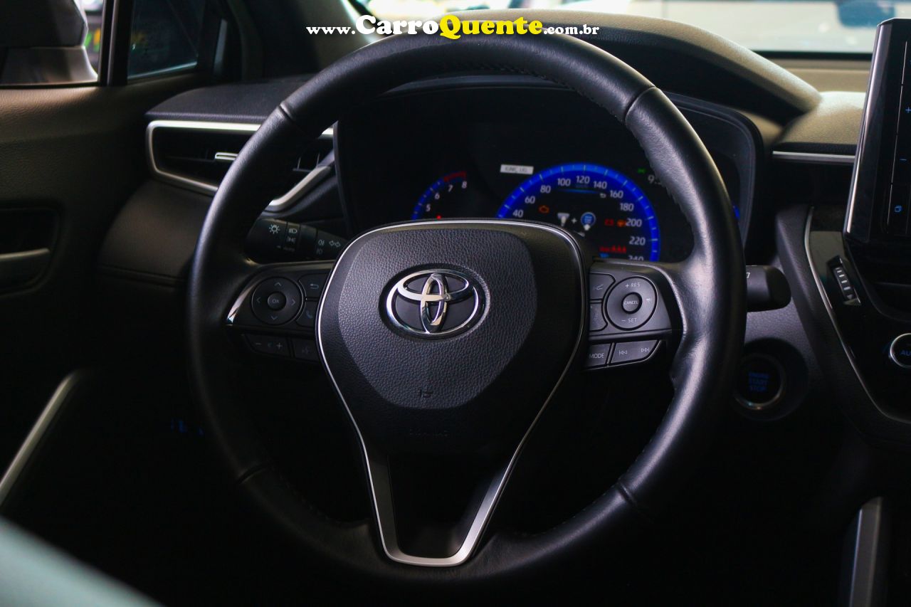 TOYOTA   COROLLA CROSS XRE 2.0 16V FLEX AUT.   CINZA 2023 2.0 FLEX - Loja