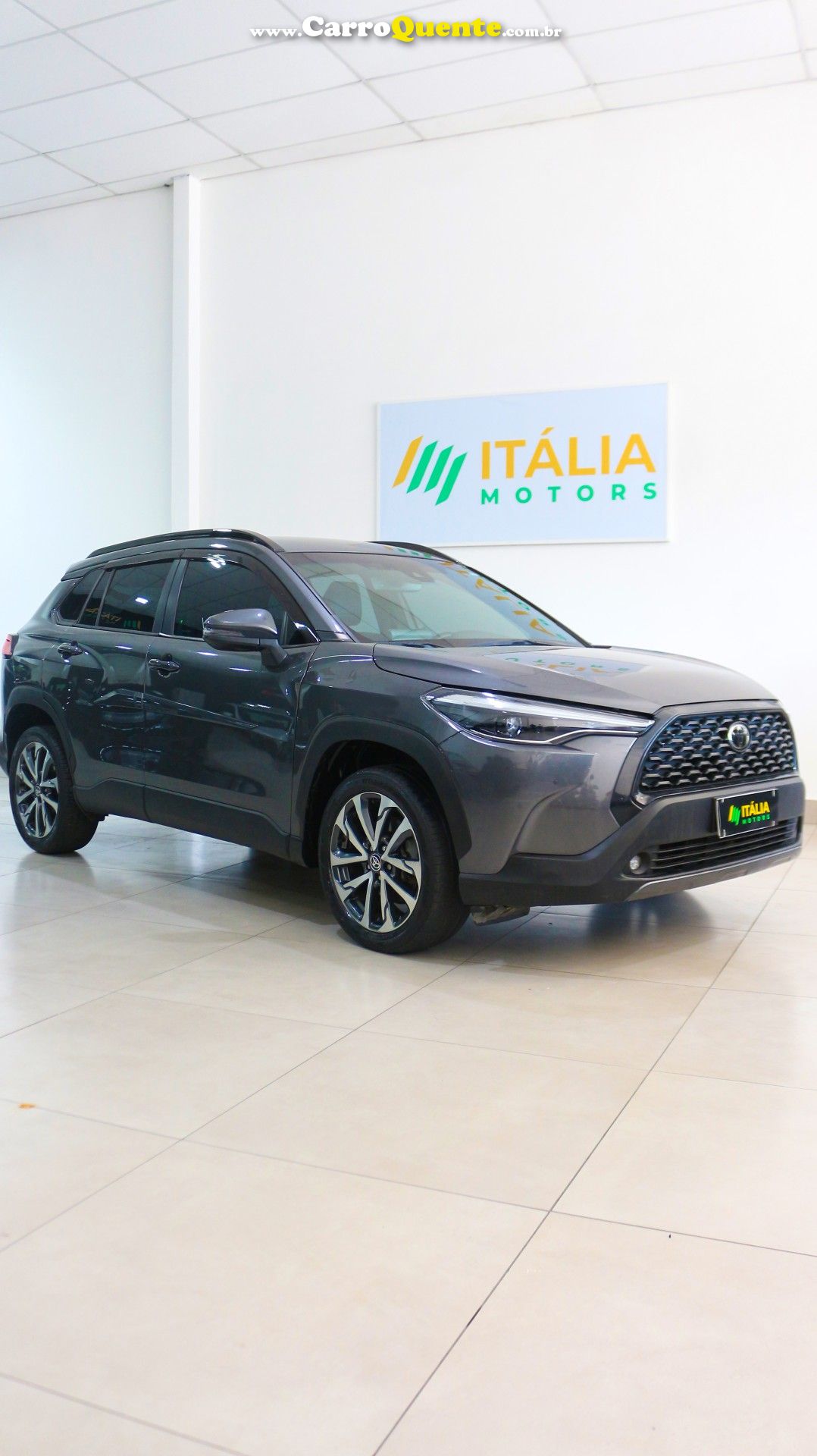TOYOTA   COROLLA CROSS XRE 2.0 16V FLEX AUT.   CINZA 2023 2.0 FLEX - Loja