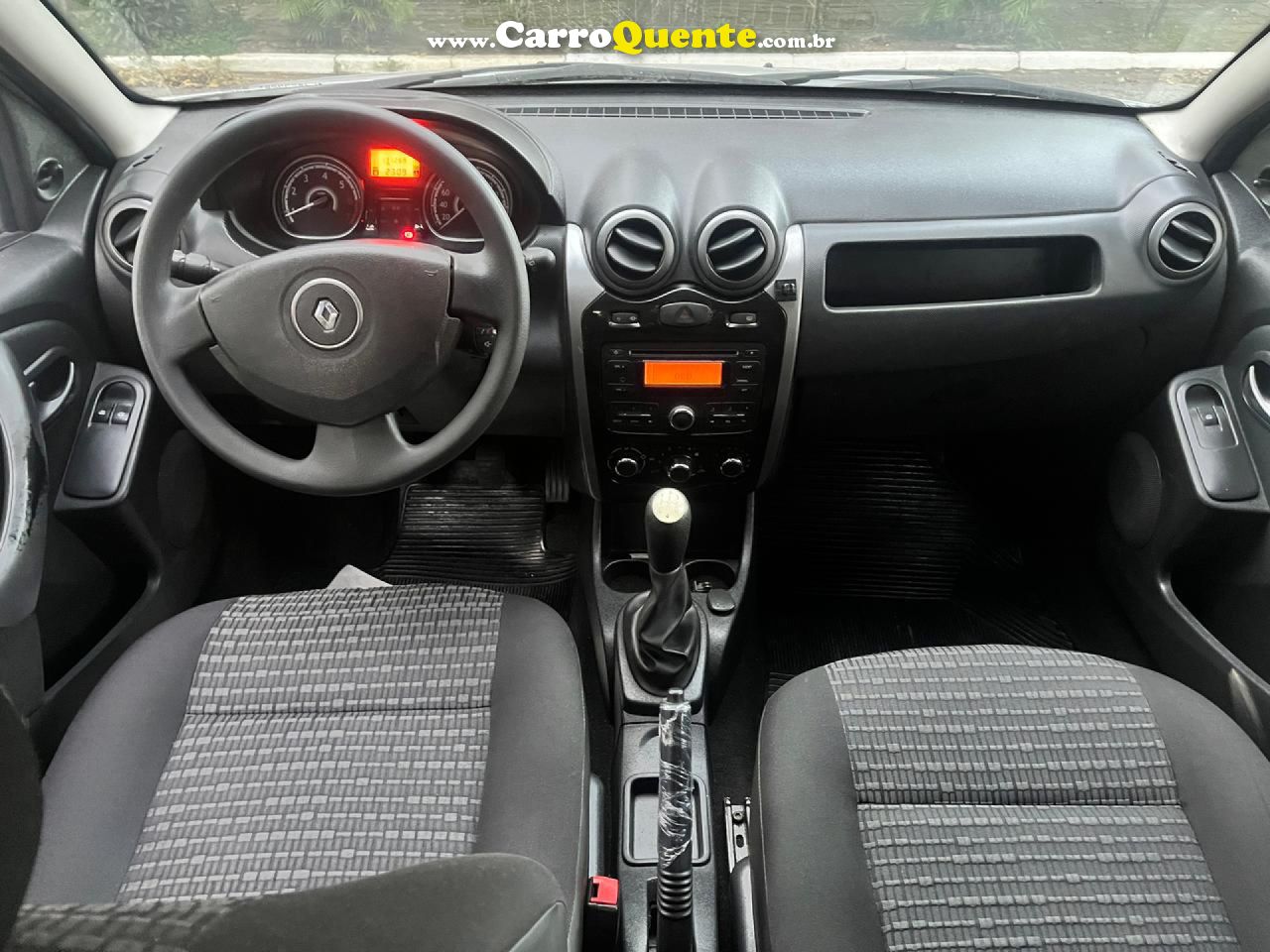 RENAULT   SANDERO EXPRESSION HI-FLEX 1.6 8V 5P   PRATA 2012 1.6 GASOLINA - Loja