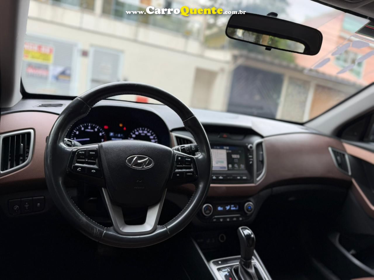 HYUNDAI   CRETA PRESTIGE 2.0 16V FLEX AUT.   VERMELHO 2017 2.0 FLEX - Loja