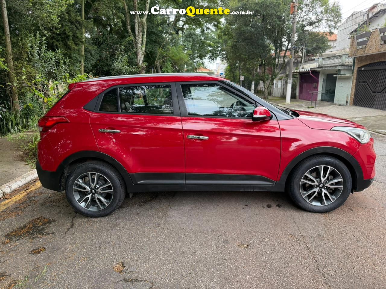 HYUNDAI   CRETA PRESTIGE 2.0 16V FLEX AUT.   VERMELHO 2017 2.0 FLEX - Loja
