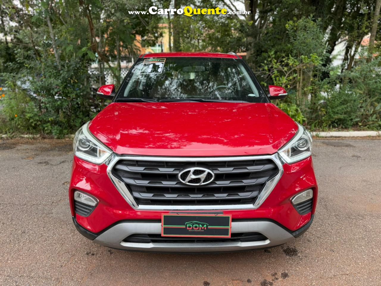 HYUNDAI   CRETA PRESTIGE 2.0 16V FLEX AUT.   VERMELHO 2017 2.0 FLEX - Loja