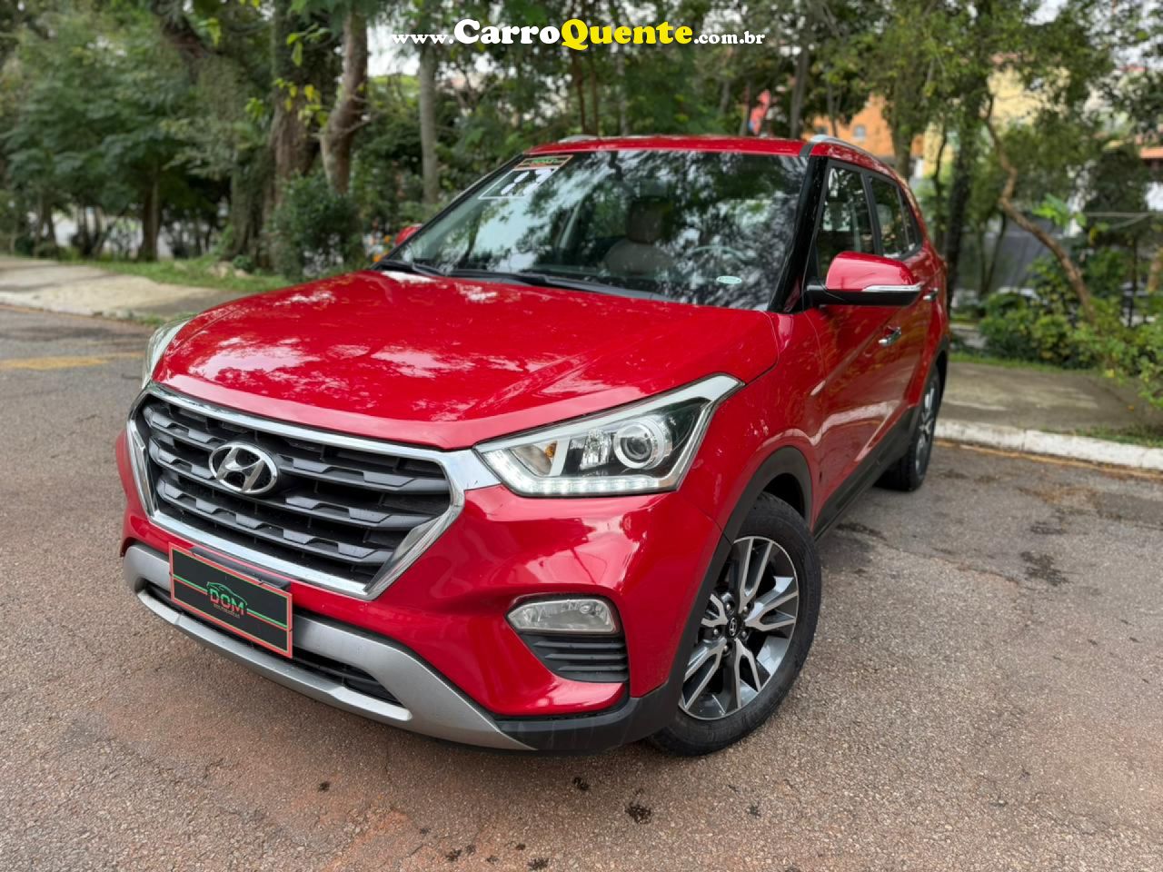 HYUNDAI   CRETA PRESTIGE 2.0 16V FLEX AUT.   VERMELHO 2017 2.0 FLEX - Loja