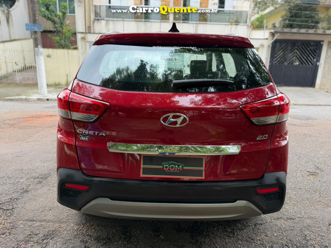 HYUNDAI   CRETA PRESTIGE 2.0 16V FLEX AUT.   VERMELHO 2017 2.0 FLEX - Loja