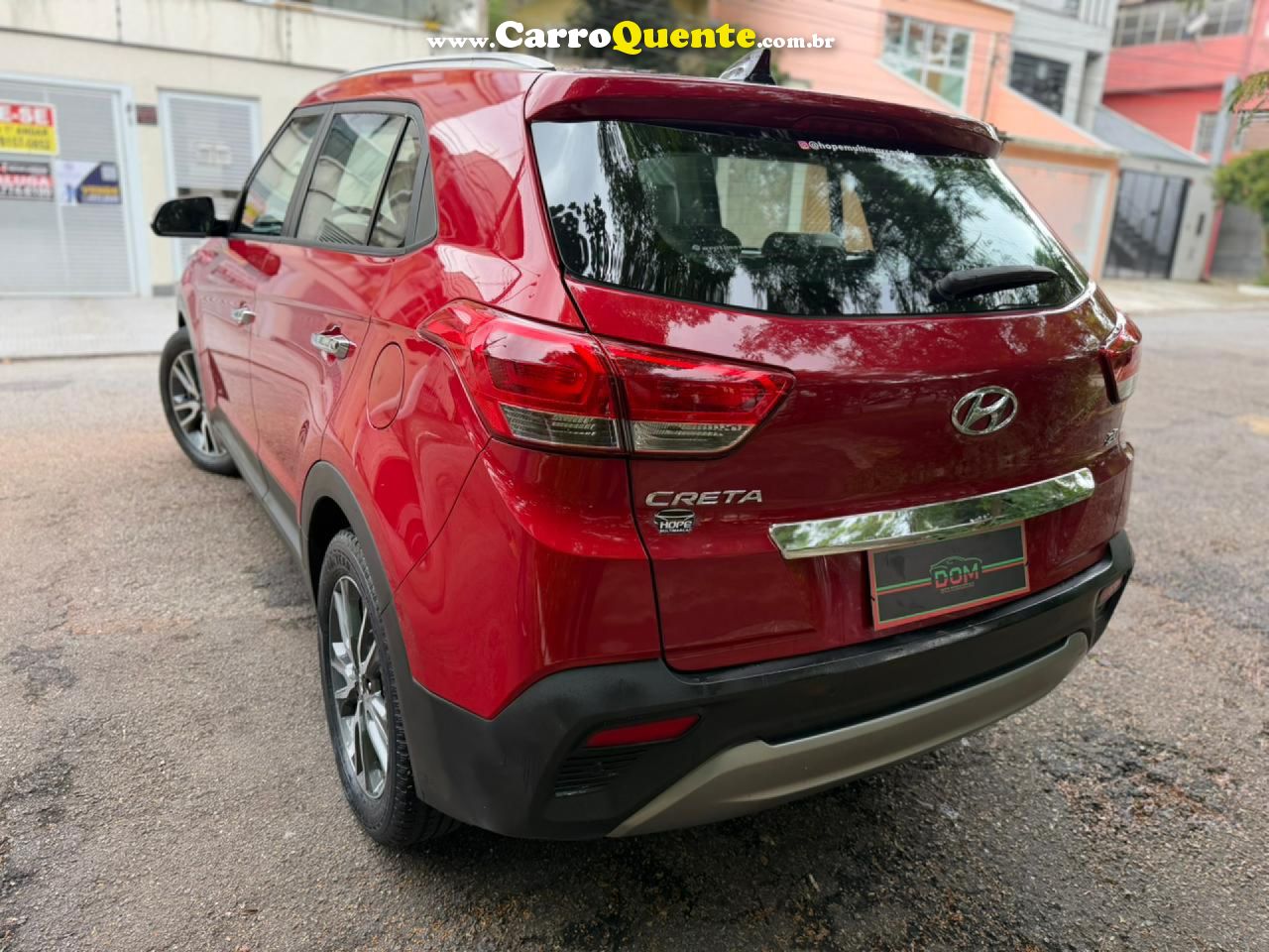 HYUNDAI   CRETA PRESTIGE 2.0 16V FLEX AUT.   VERMELHO 2017 2.0 FLEX - Loja
