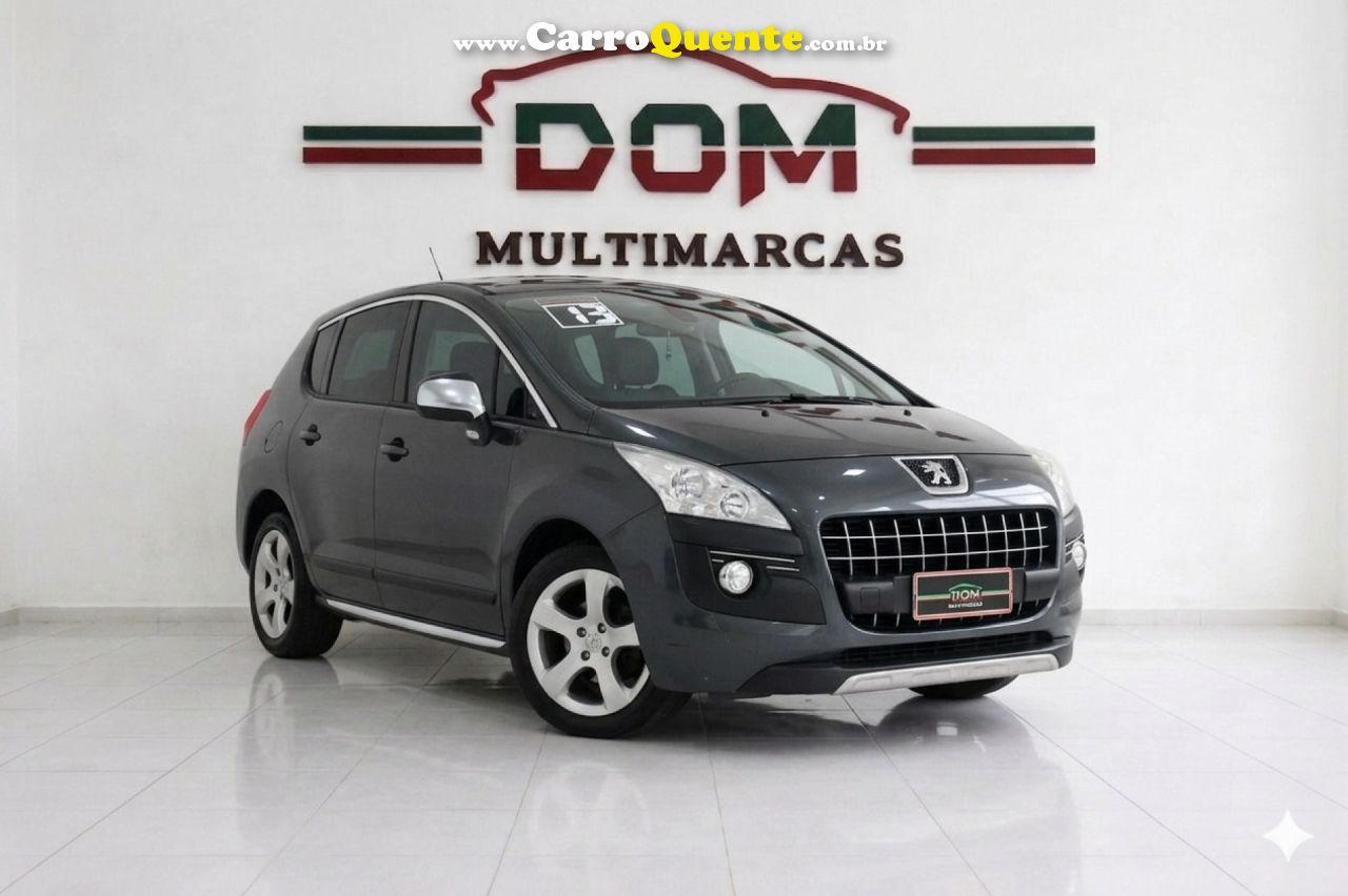 PEUGEOT   3008 GRIFFE 1.6 TURBO 16V 5P AUT.   CINZA 2013 1.6 GASOLINA - Loja