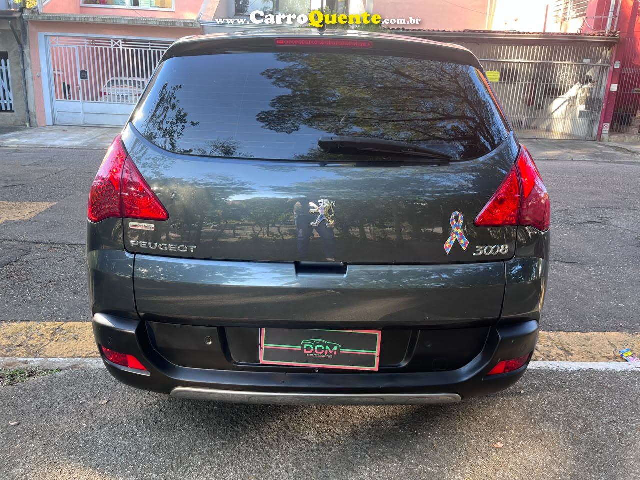 PEUGEOT   3008 GRIFFE 1.6 TURBO 16V 5P AUT.   CINZA 2013 1.6 GASOLINA - Loja