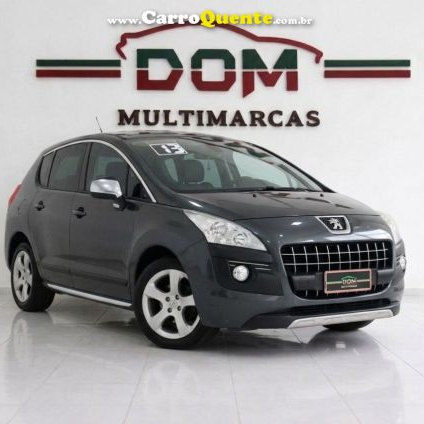 PEUGEOT   3008 GRIFFE 1.6 TURBO 16V 5P AUT.   CINZA 2013 1.6 GASOLINA