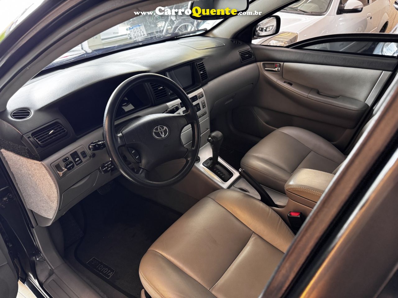 TOYOTA   COROLLA SE-G 1.81.8 FLEX 16V AUT.   PRETO 2006 1.8 GASOLINA - Loja