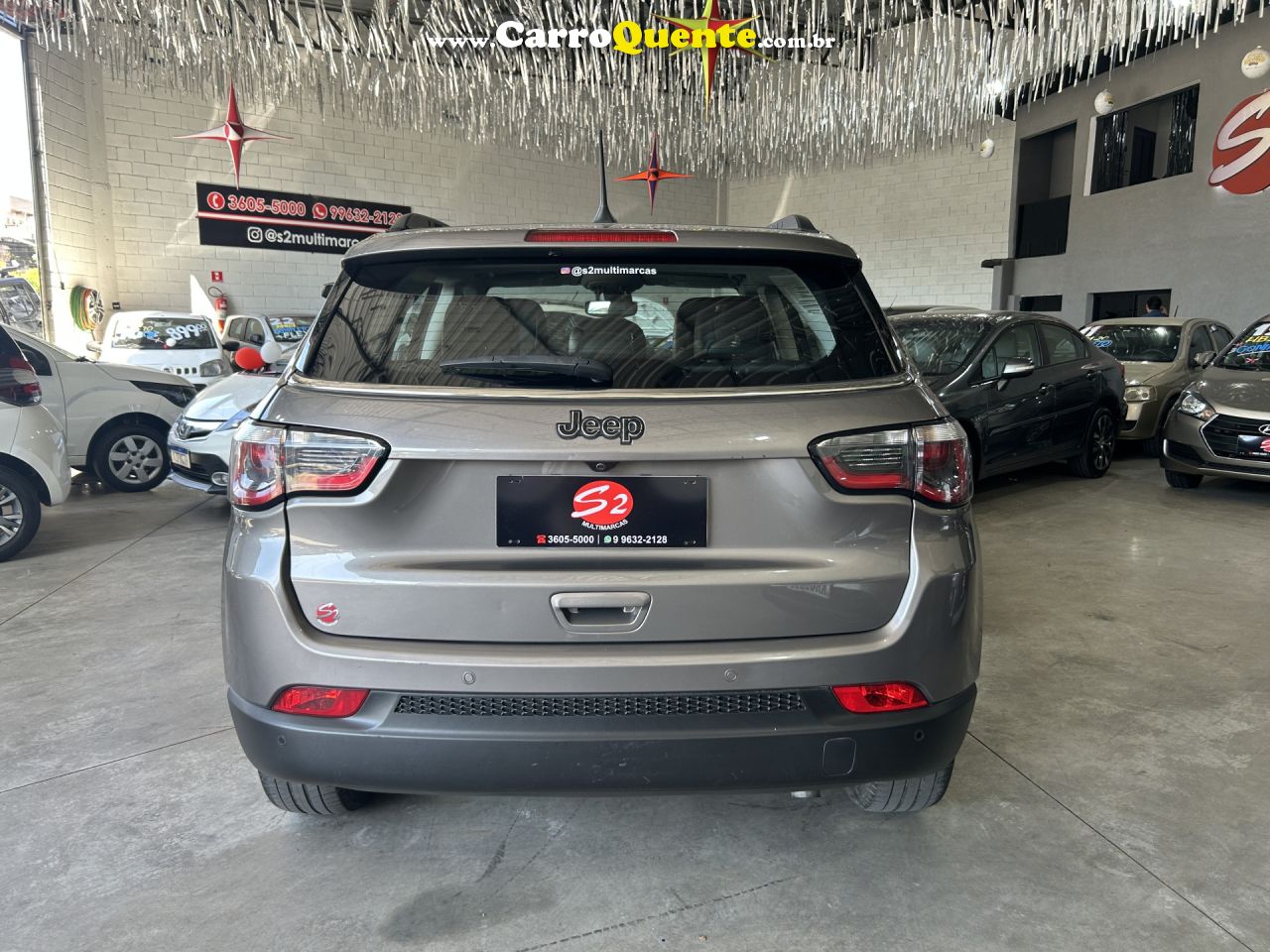 JEEP   COMPASS LONGITUDE 2.0 4X4 DIES. 16V AUT.   MARROM 2018 2.0 DIESEL - Loja