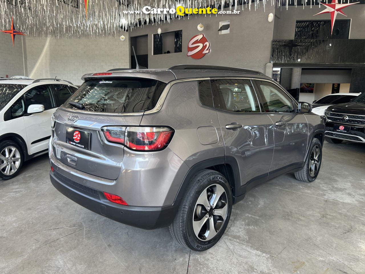 JEEP   COMPASS LONGITUDE 2.0 4X4 DIES. 16V AUT.   MARROM 2018 2.0 DIESEL - Loja