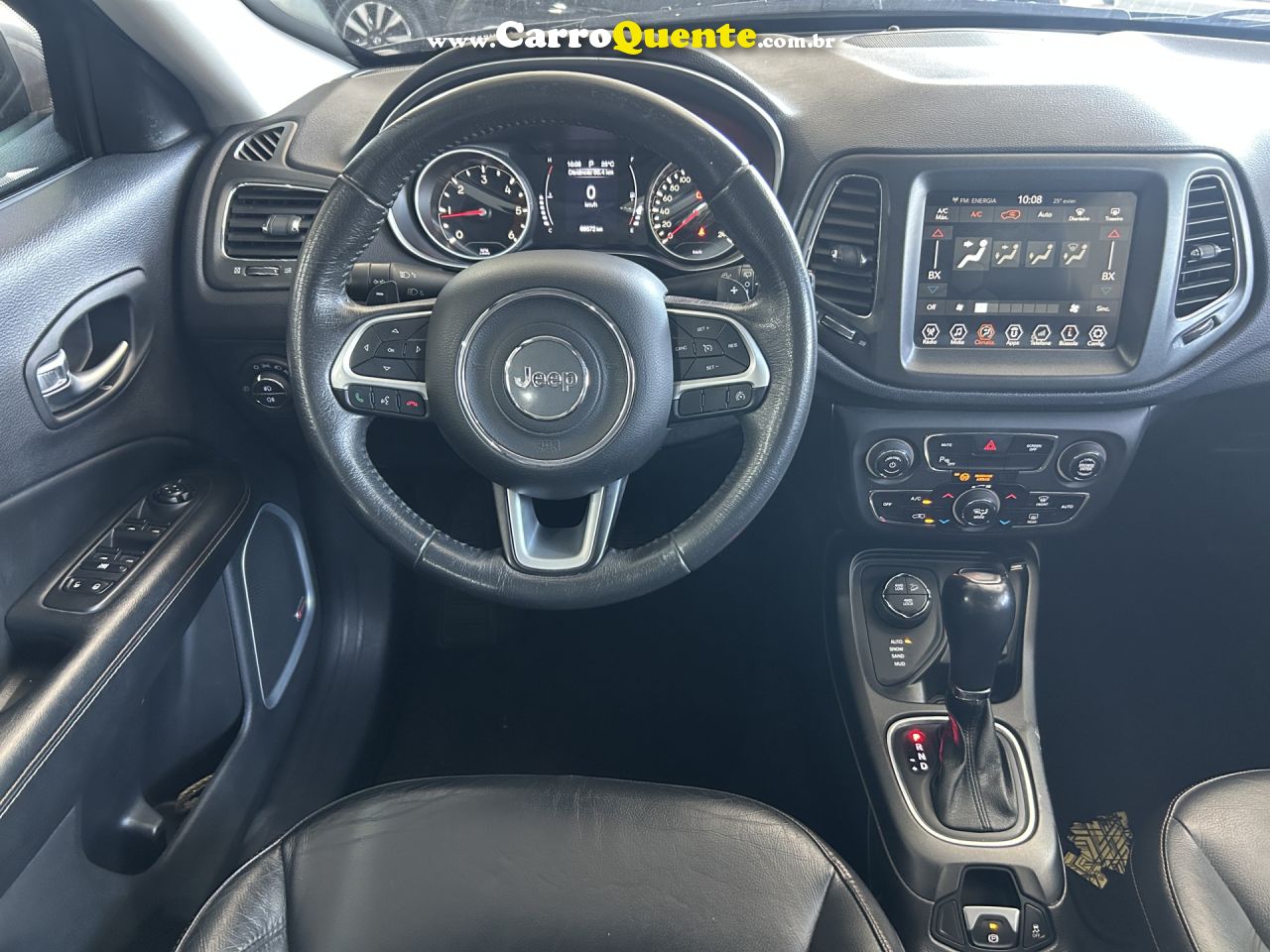 JEEP   COMPASS LONGITUDE 2.0 4X4 DIES. 16V AUT.   MARROM 2018 2.0 DIESEL - Loja