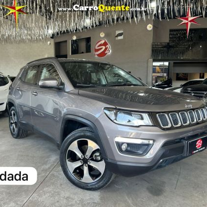 JEEP   COMPASS LONGITUDE 2.0 4X4 DIES. 16V AUT.   MARROM 2018 2.0 DIESEL