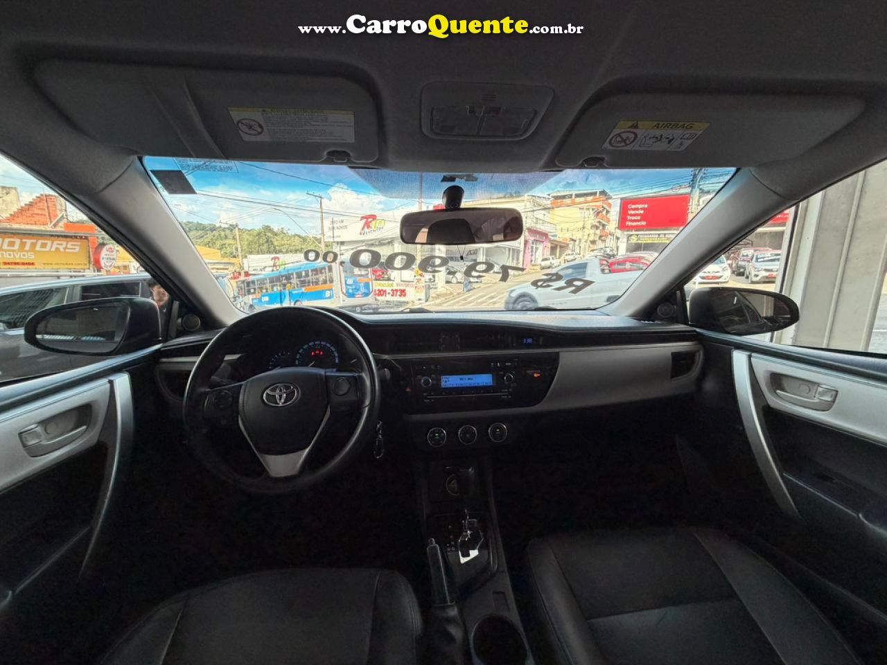 TOYOTA   COROLLA GLI 1.8 FLEX 16V  AUT.   CINZA 2015 1.8 FLEX - Loja